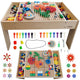 Masterkidz Træ uddannelsesbord + stilk væg tilbehør