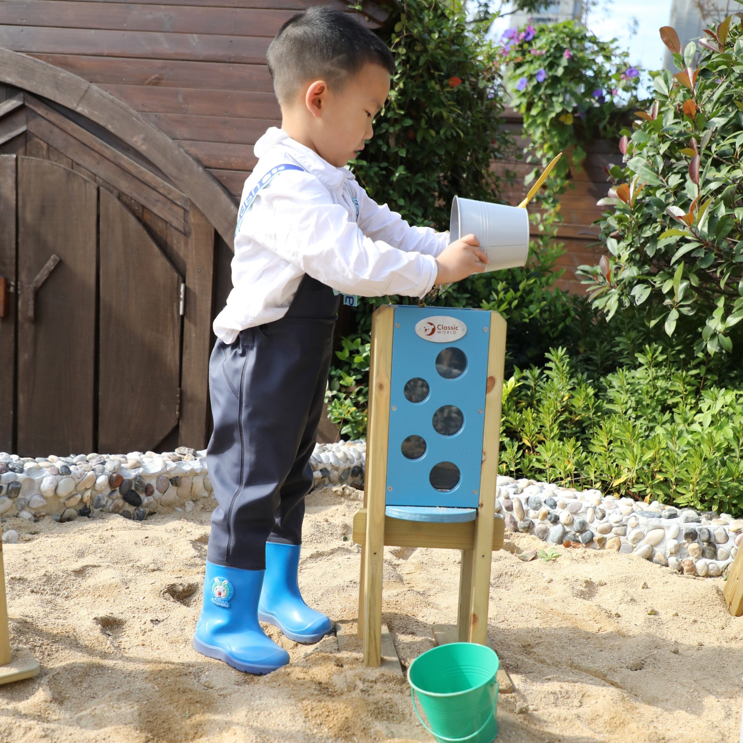 Classic World Edu Eco Sandbox Sandkastenspielzeug für Kinder ab 3 Jahren
