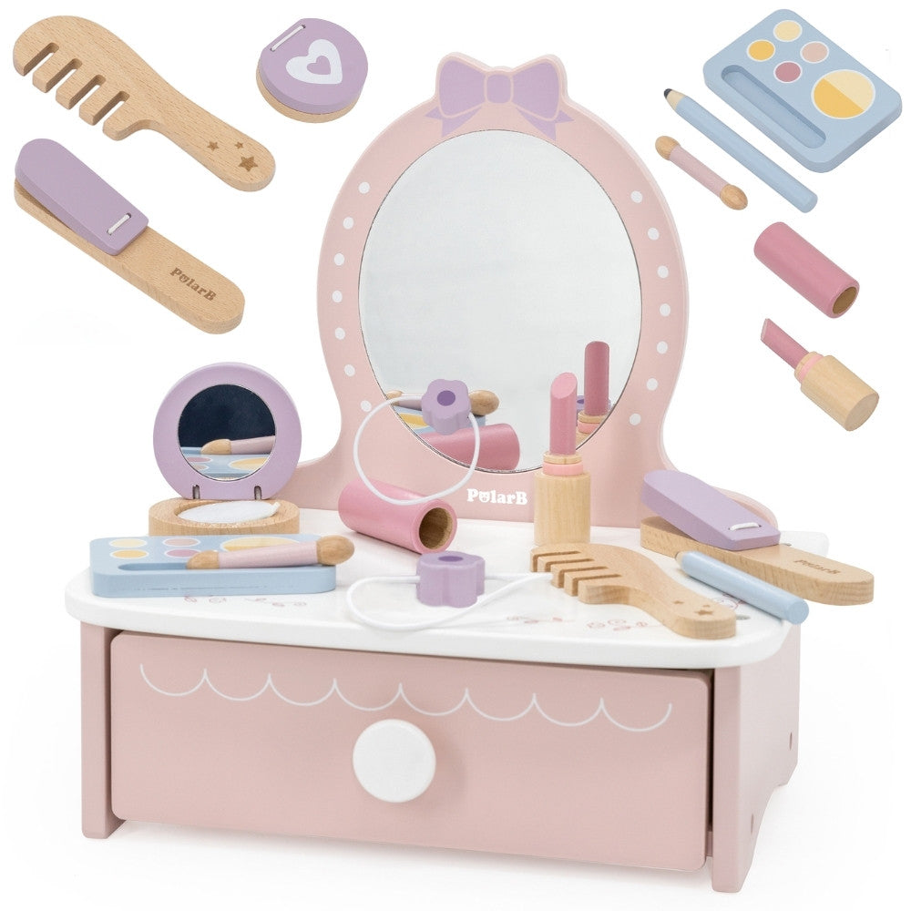 Viga Wooden Dressing Table With Accessories Little Princess Corner
