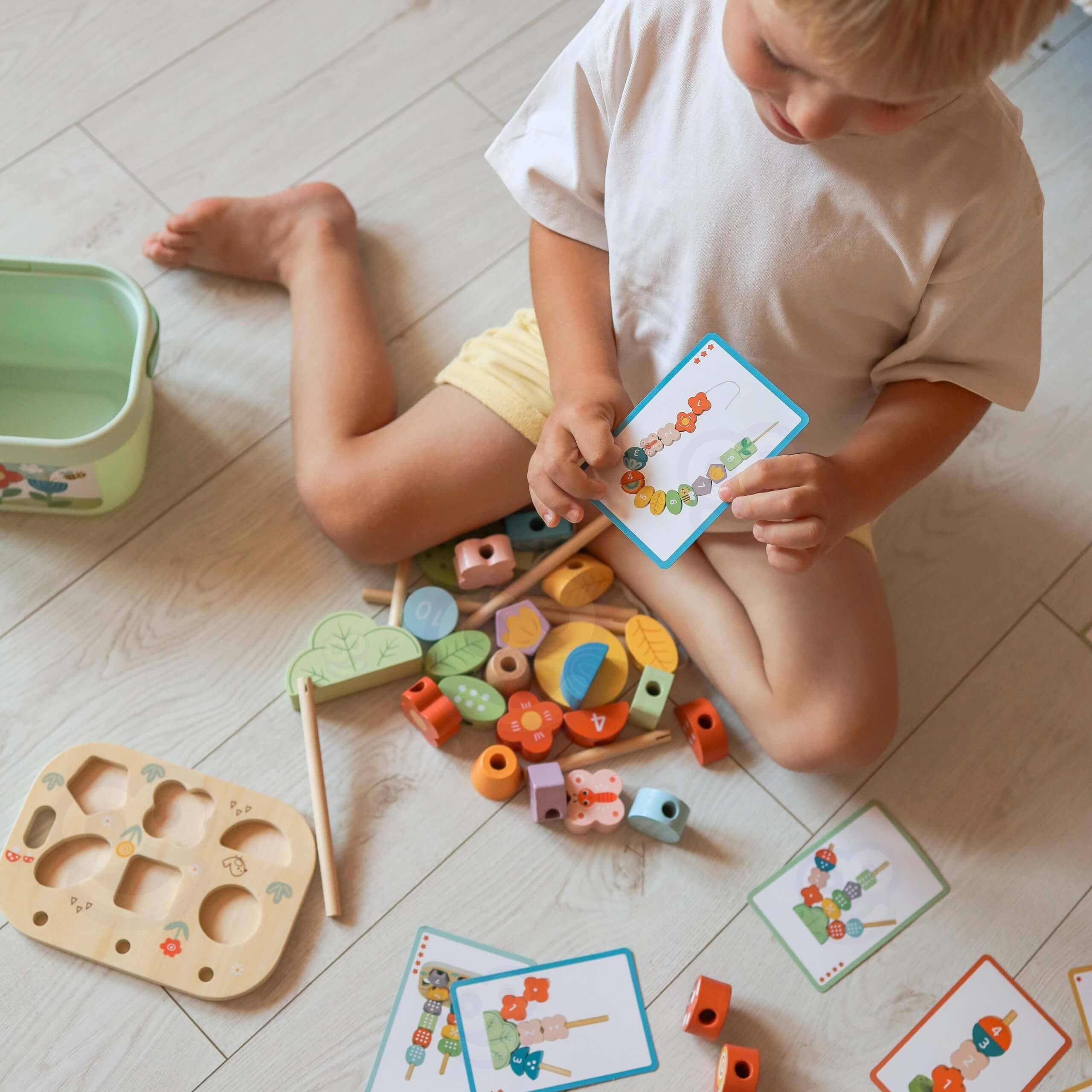 Tooky Toy Educational Box 5-in-1 Magic Garden Montessori