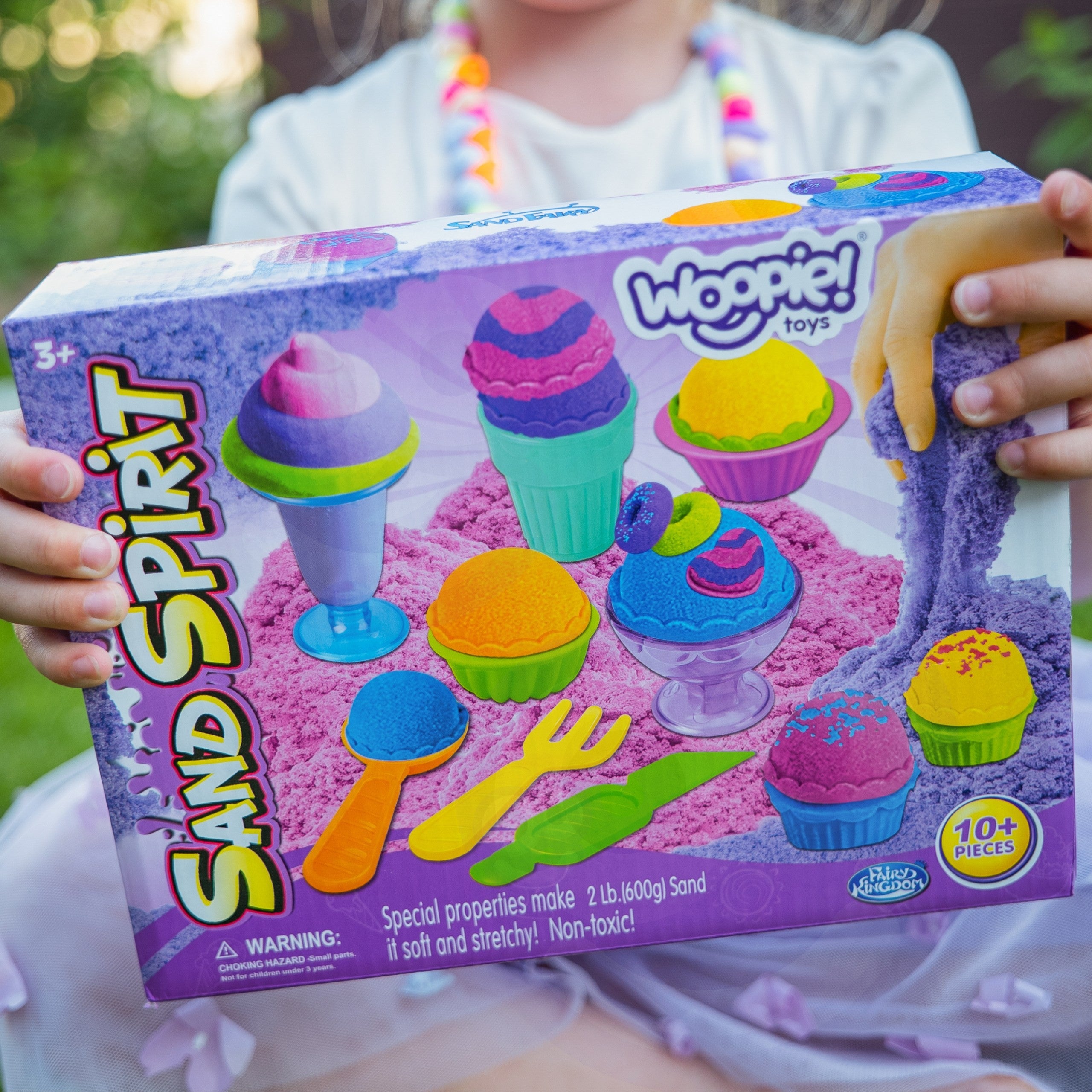 Woopie Kinetic Sand Set Accessoires pour glacier 10 pcs.