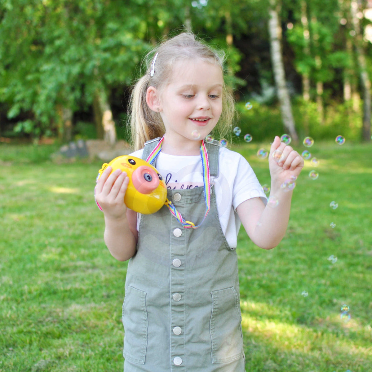 Machine à bulles Woopie Chick pour enfants