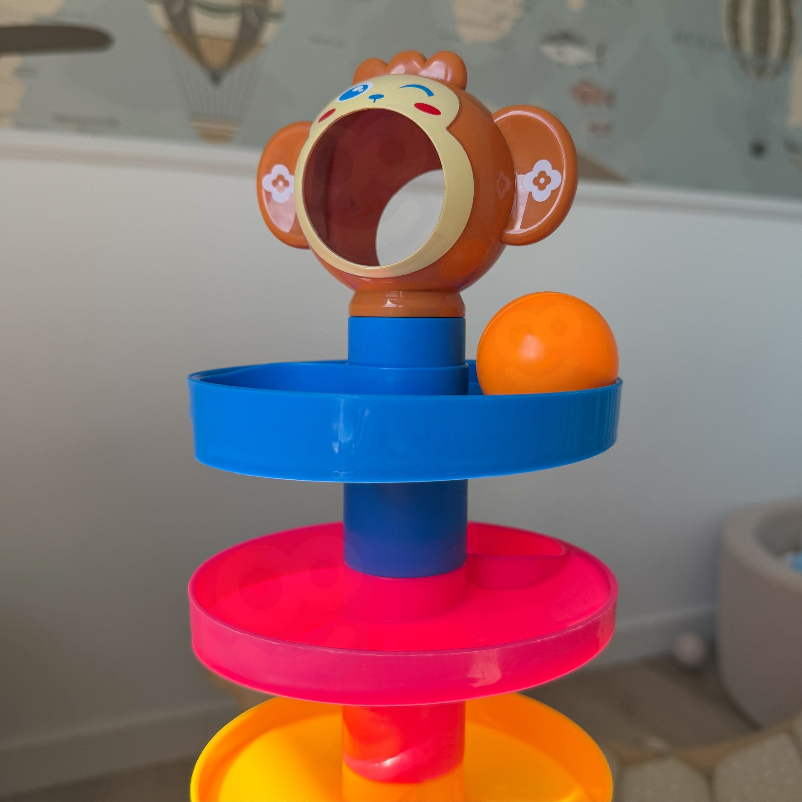 Woopie Baby Ball Track Spiral Set + 3 Balls