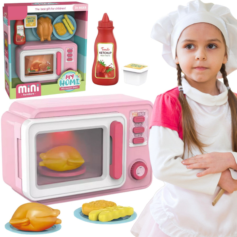 Pink Microwave Chicken