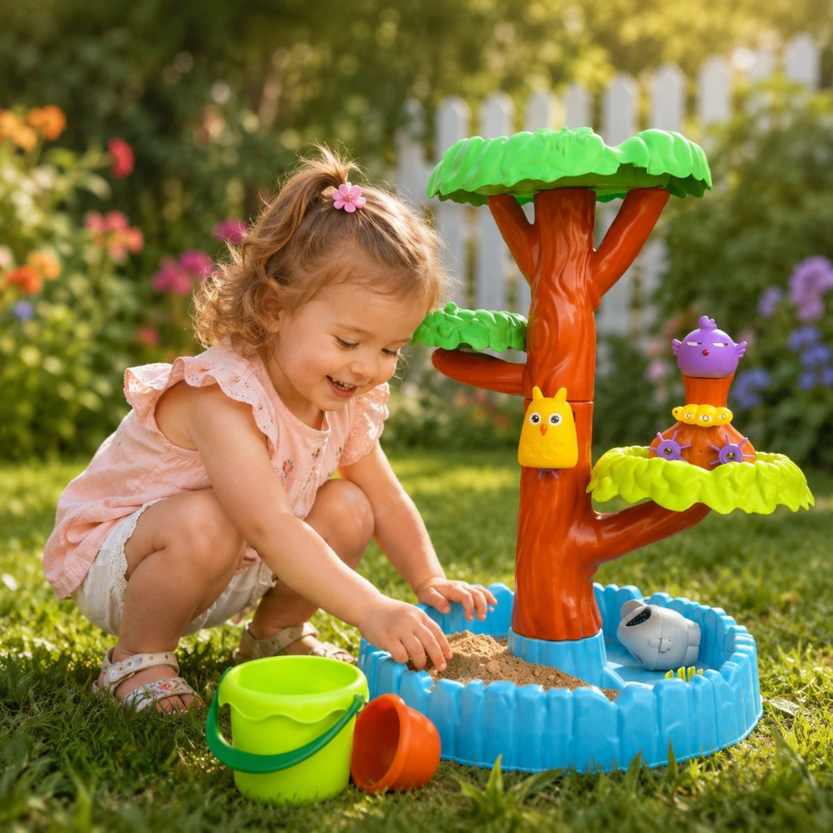 Woopie Water Table 2in1 Sandbox Happy Tree 8 Acc.