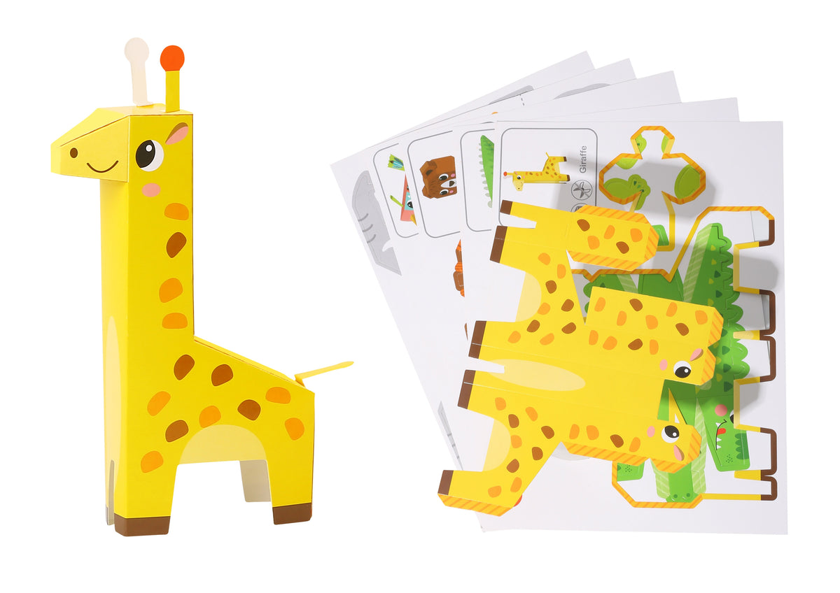 Woopie Art&fun gör-det-själv 3d Origami Creative Kit 10 djur