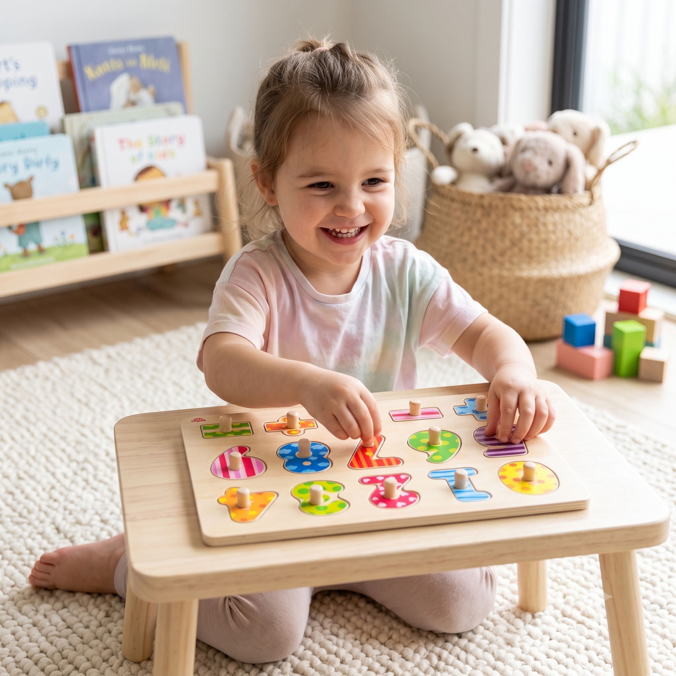 Tooky Toy træpuslespil Lær at tælle puslespil med numre