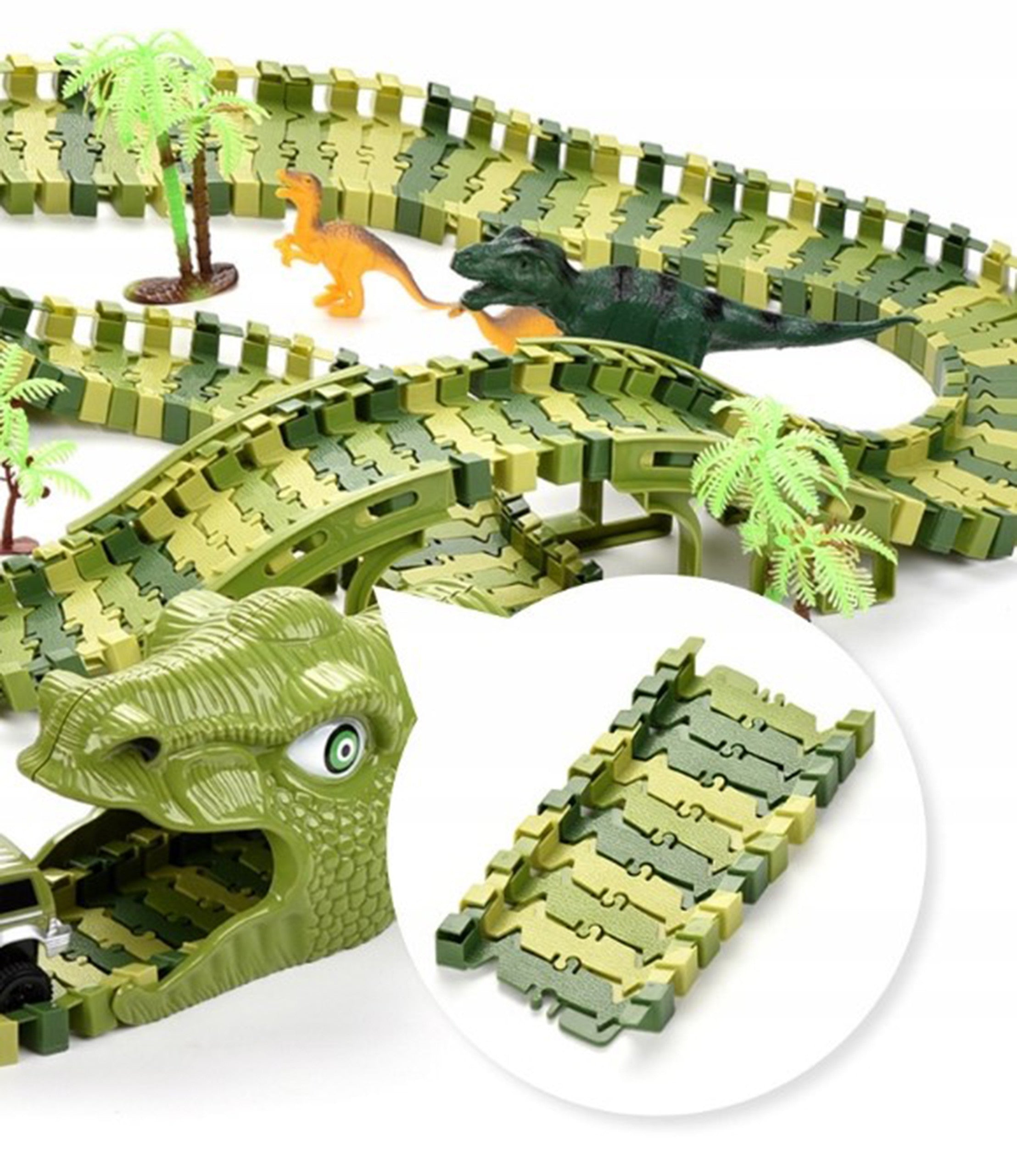 Woopie Xxl Dinosaurs Car Track 240 Pcs.