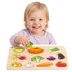Classic World Wooden Montessori Vegetable Puzzle