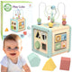 Многофункционален образователен сортер Woopie Wooden Activity Cube