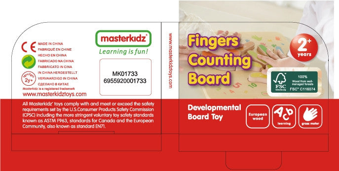 Masterkidz Pædagogisk træfingertællebræt