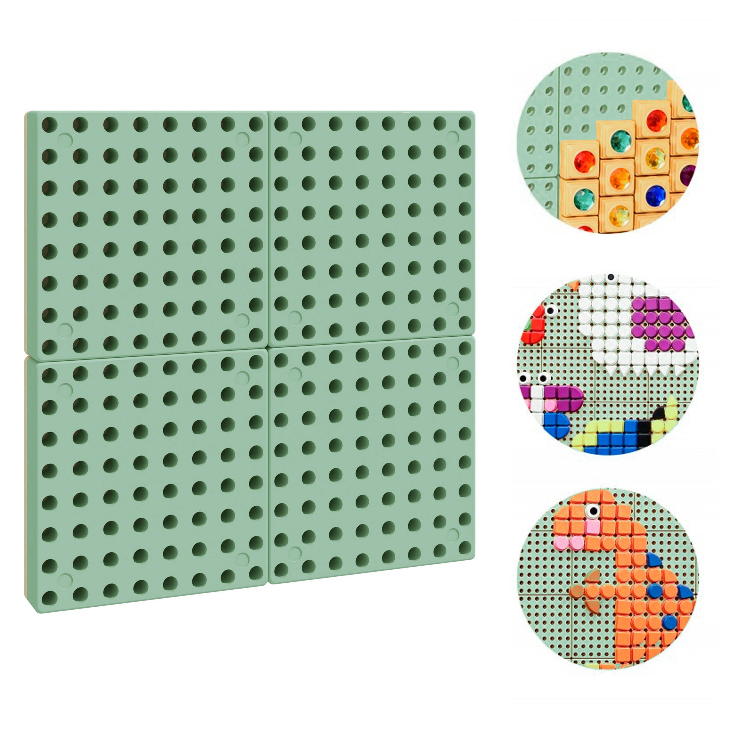 Masterkidz Стенен панел Научна дъска Creative Stem Outdoor Board + монтажен панел 40 X 40 (cm)