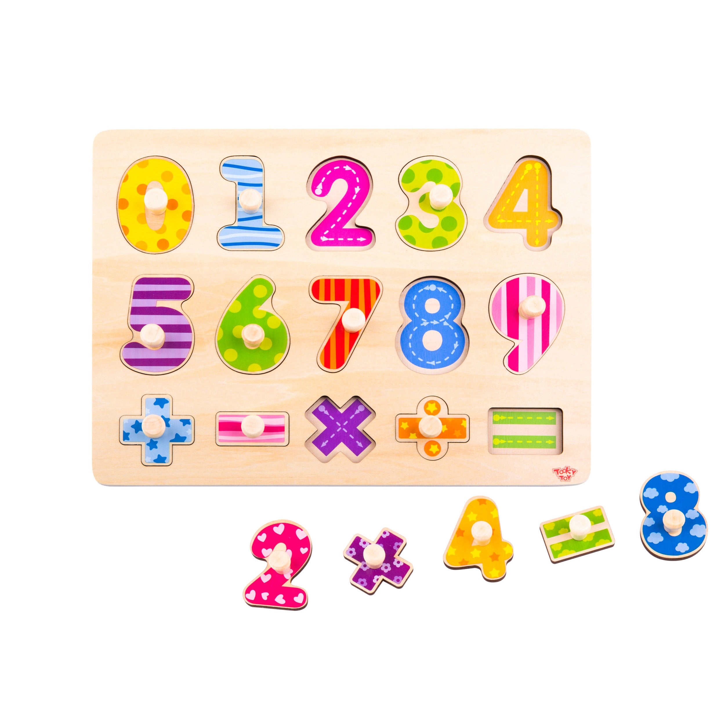 Tooky Toy træpuslespil Lær at tælle puslespil med numre