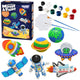Woopie Направи си сам Paint Craft Kit Направете гипсови фигури и боя - космически комплект