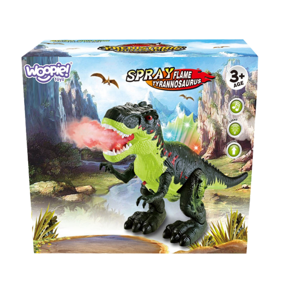 Woopie Walking Tyrannosaurus Rex Dinosaur lys og lydeffekter