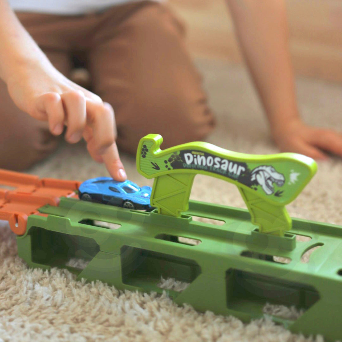 Woopie Speelgoedtruck Dinosaurusbaan 2,1 m voor auto's