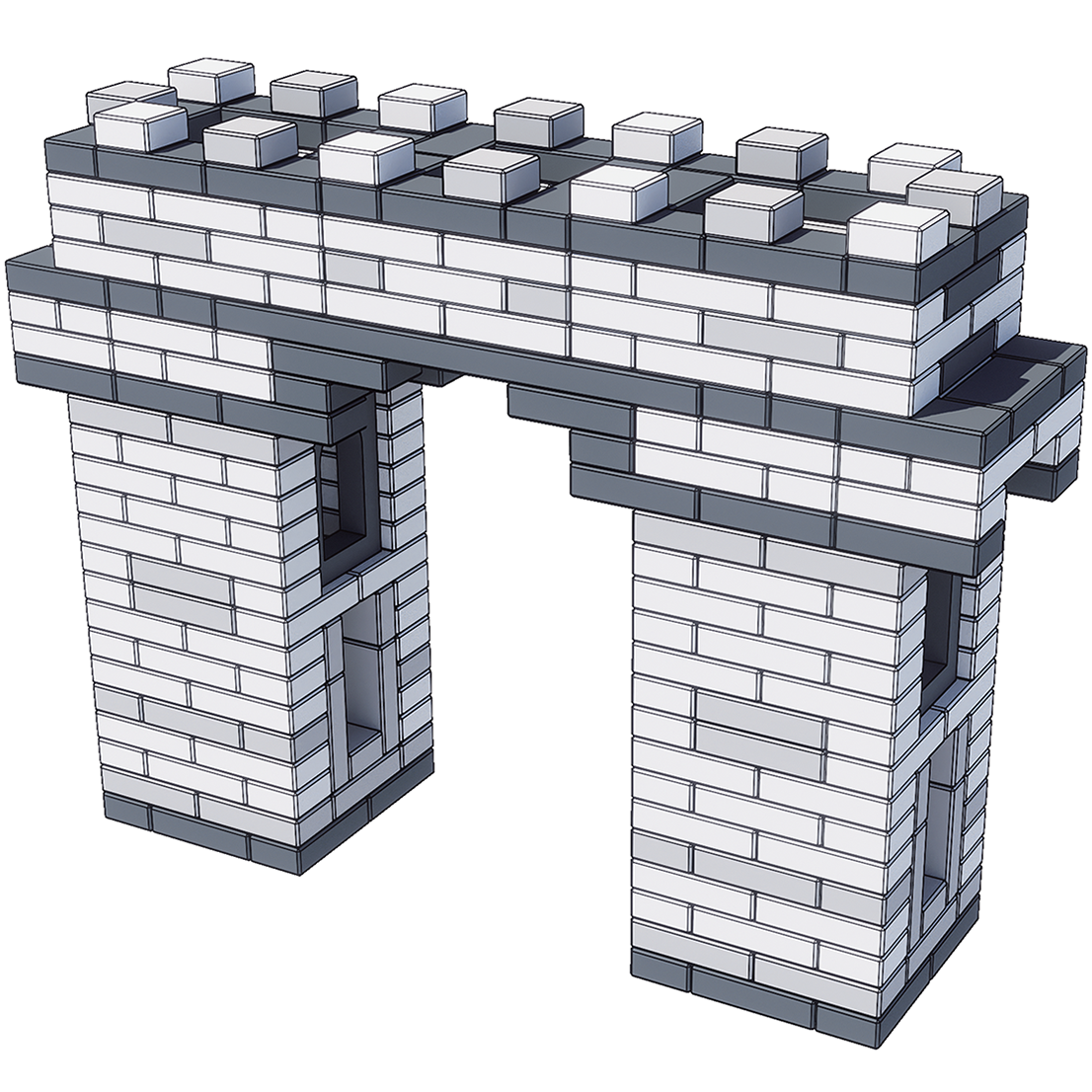Klocki konstrukcyjne Classic World Edu Mega EVA Bricks Miękkie do budowy 90 szt.