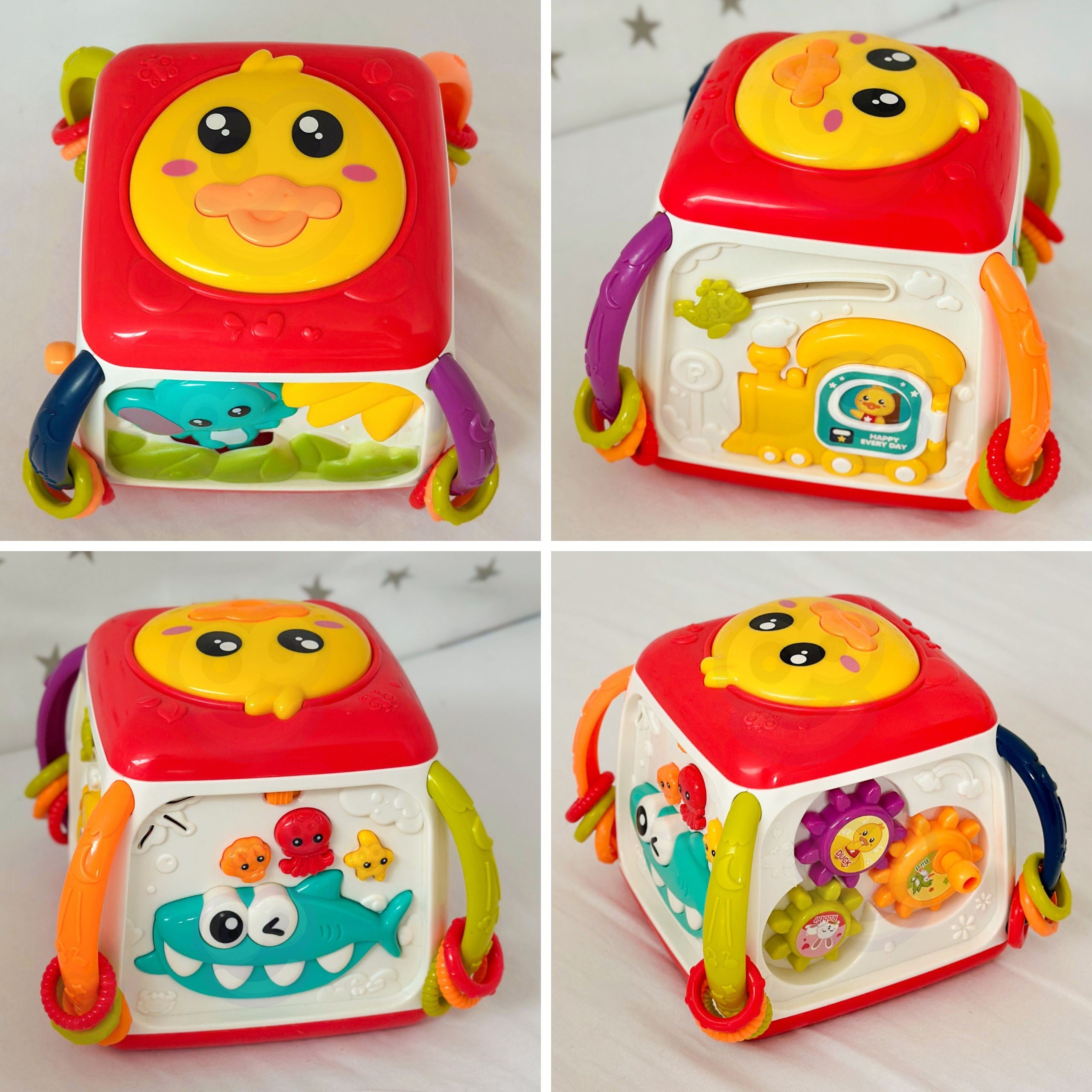Interaktywna wielofunkcyjna kostka edukacyjna Woopie Baby 18m+
