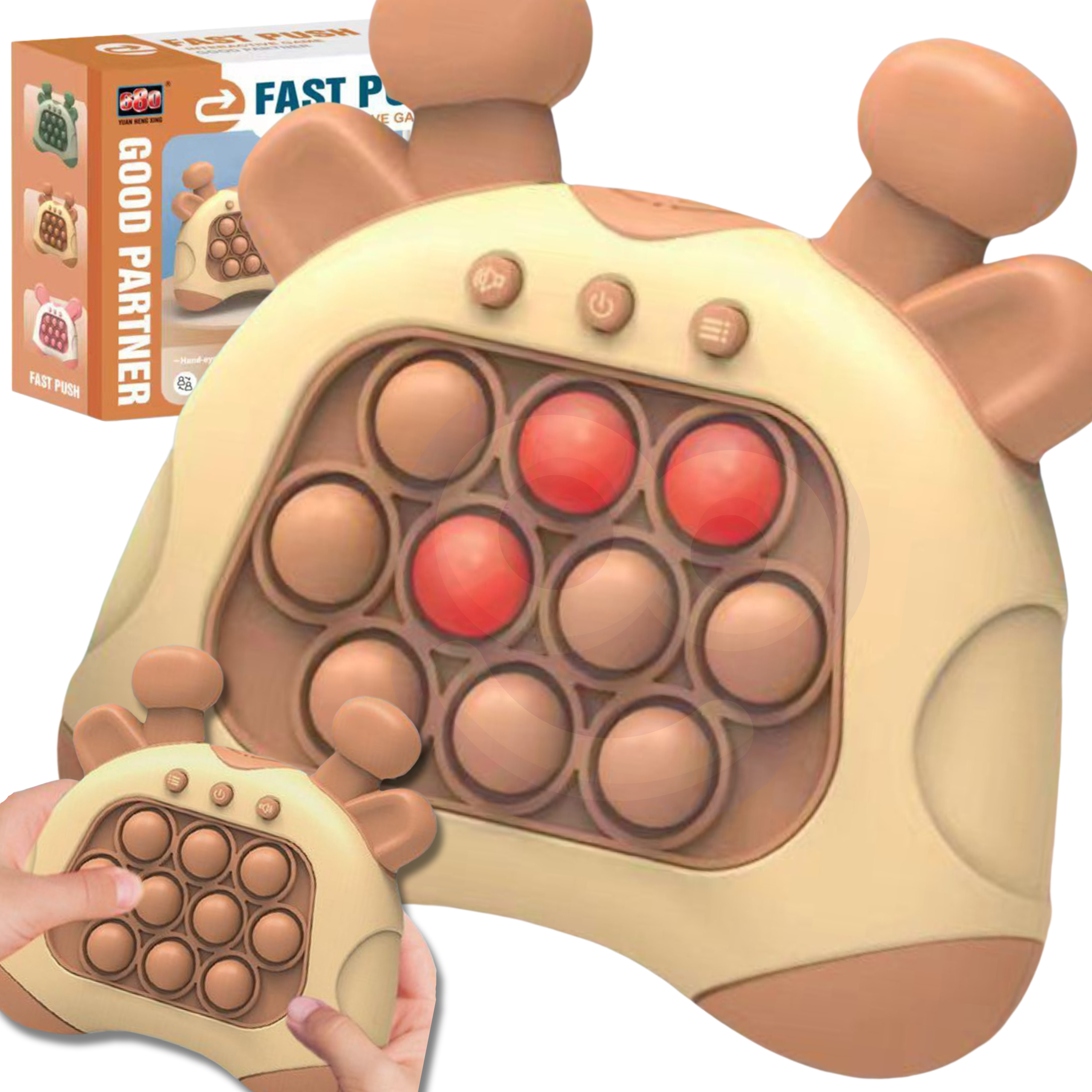 Woopie Pop It Electric антистрес аркадна игра с жирафи