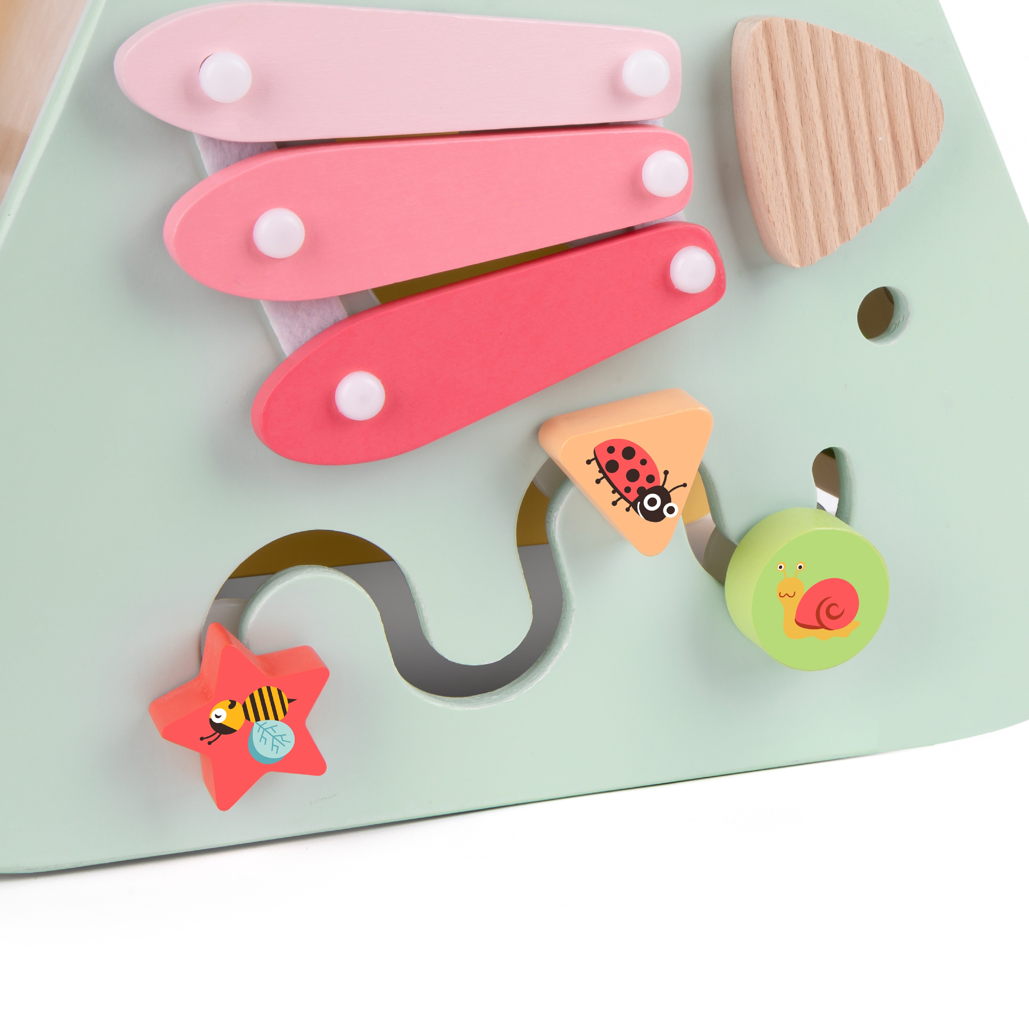 Klasická svetová Montessori kocka 10 v 1 Happy Farm Xxl