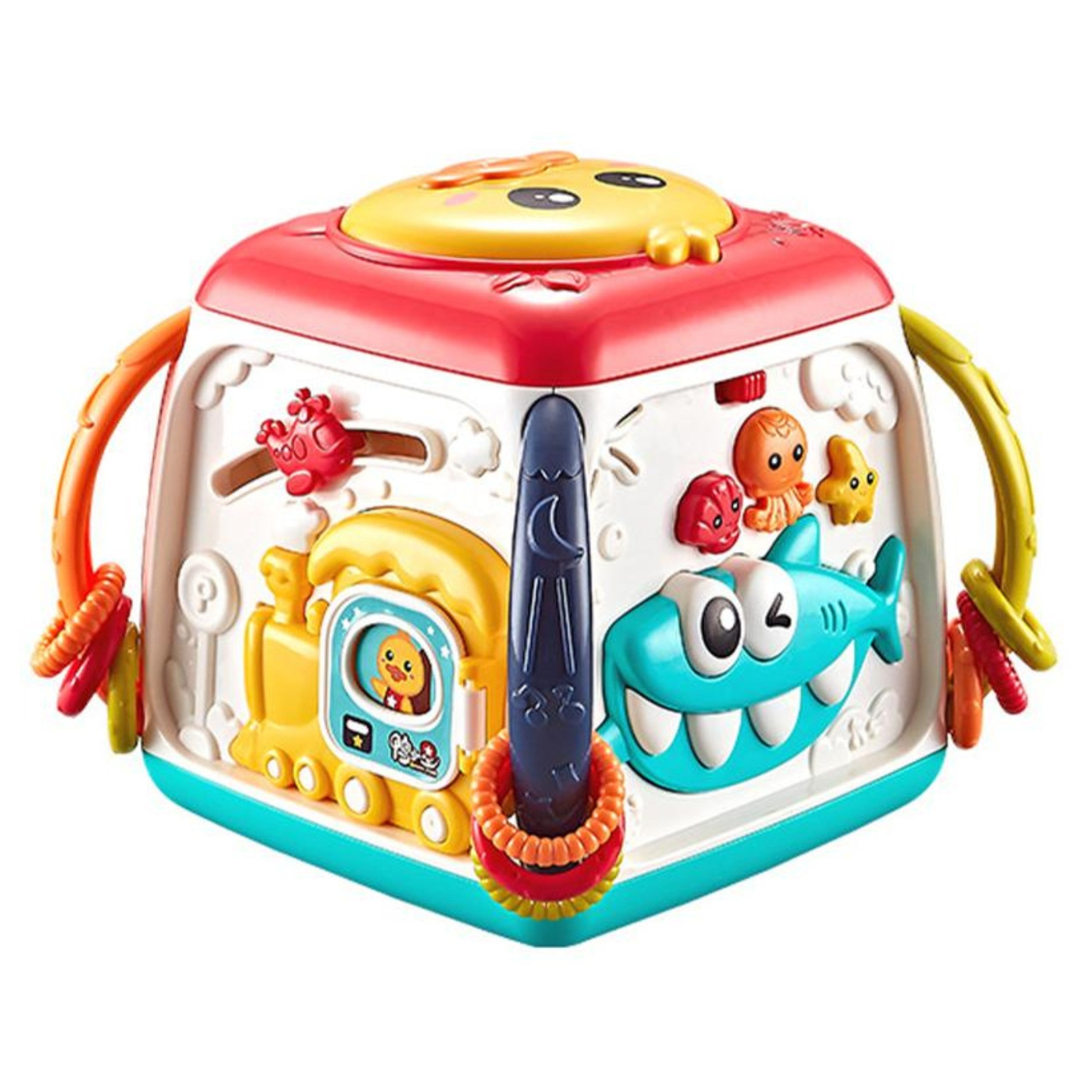 Woopie Baby Interactive Multifunkční vzdělávací kostka 18m+