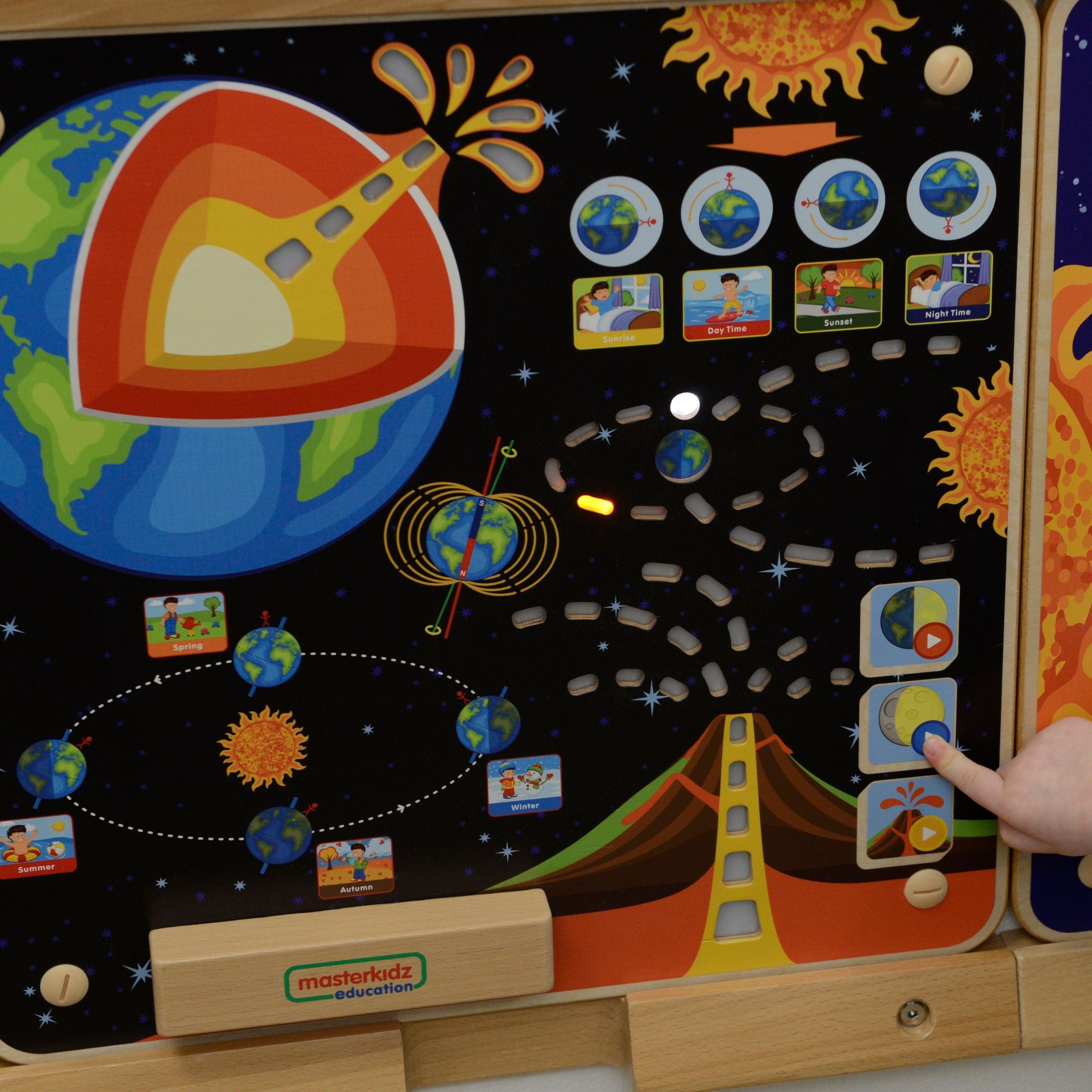 Masterkidz Montessori Earth Educational Board