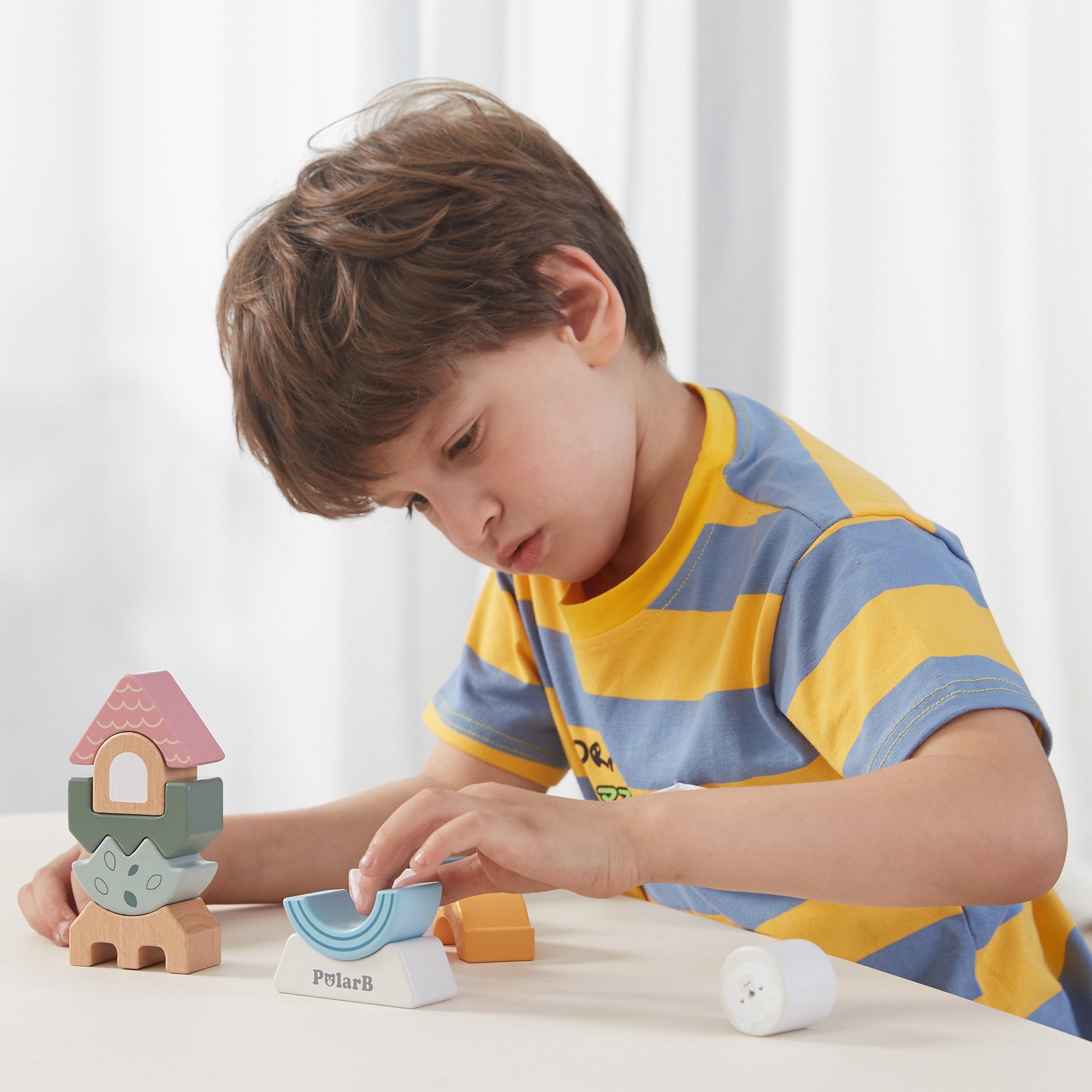 Viga Polarb Wooden Balancing Tower Puzzle