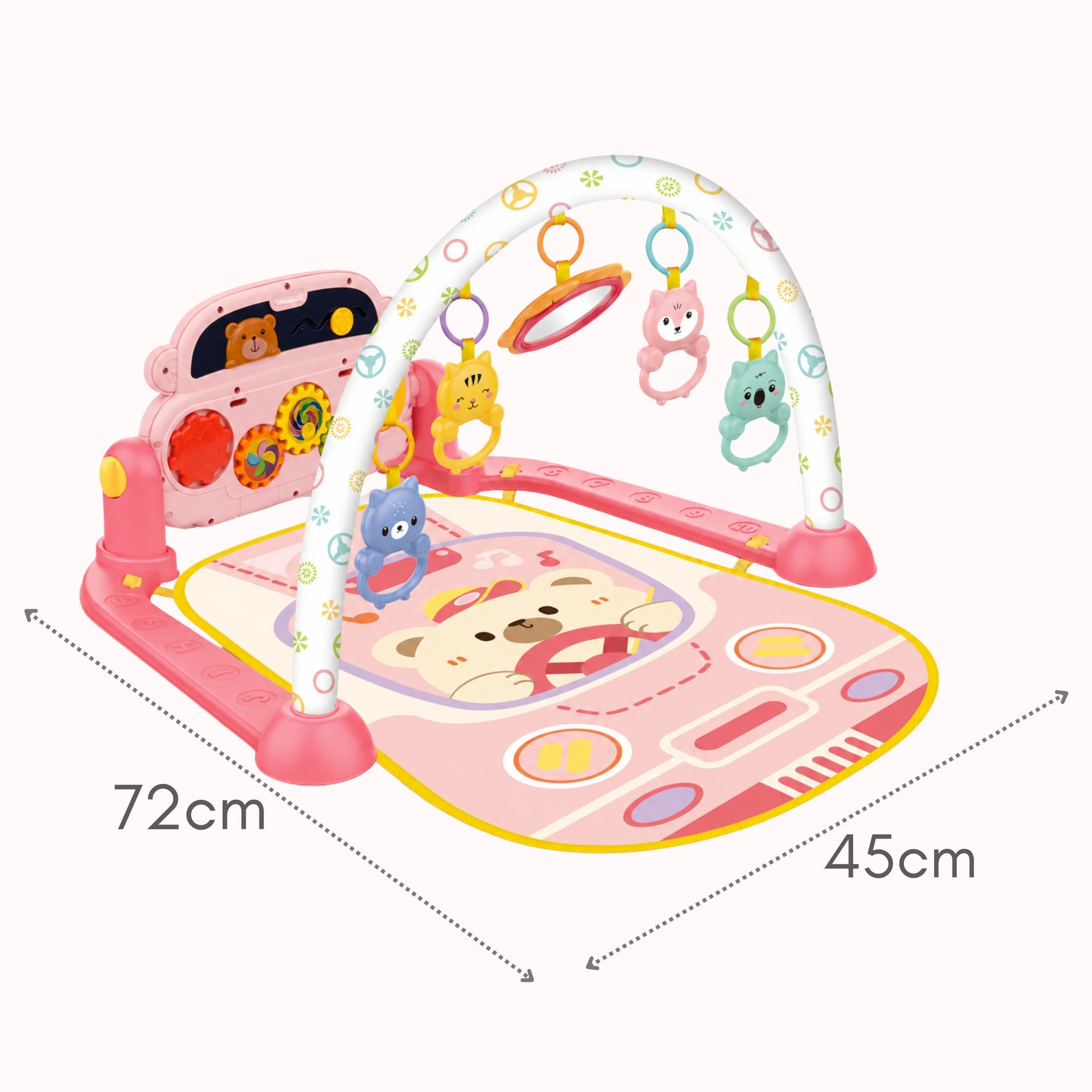 Woopie Baby Interactive Piano Play Mat For Babies 3 In 1