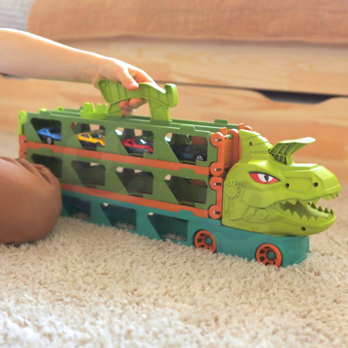 Woopie Speelgoedtruck Dinosaurusbaan 2,1 m voor auto's