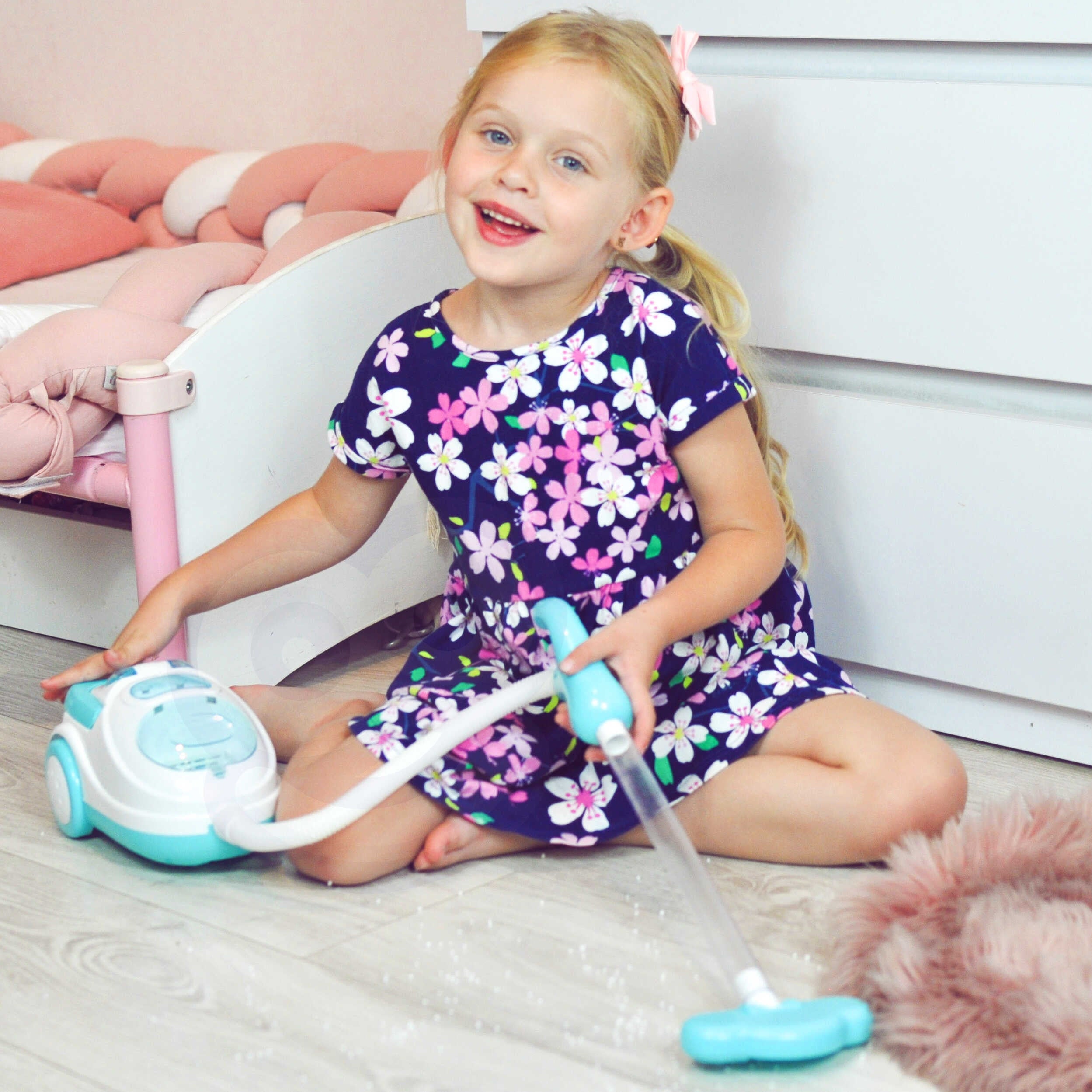 Woopie Interactive Vacuum Cleaner For Kids With Suction Function