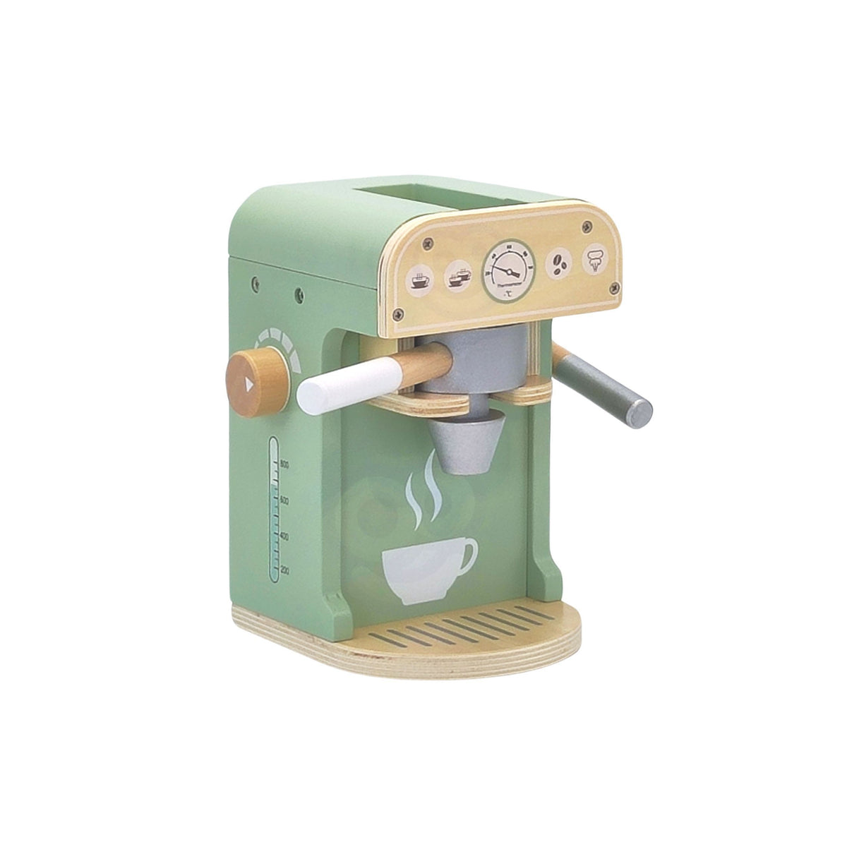 Woopie Zielony Drewniany Ekspres Do Kawy Cukiernia Barista 25 Szt.
