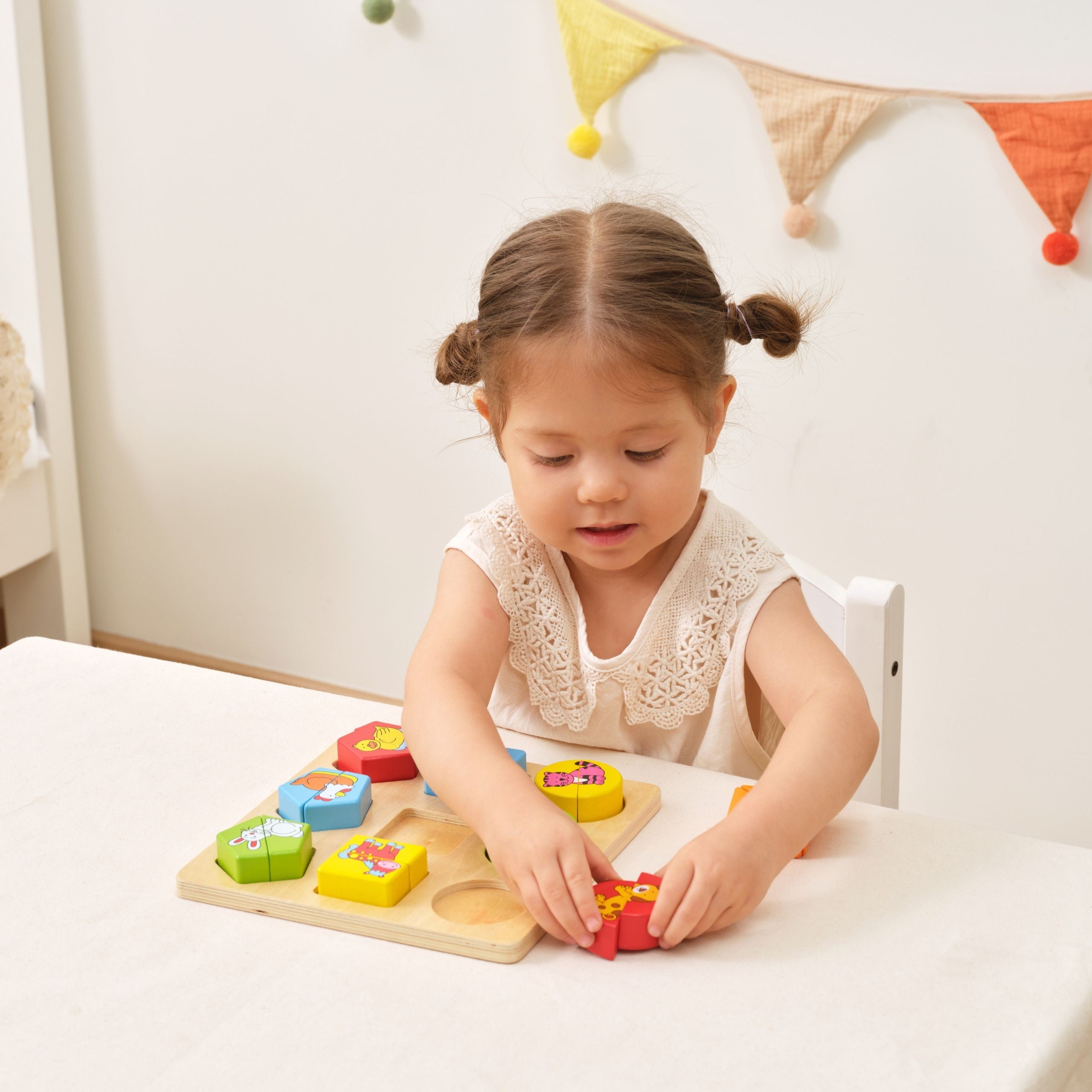 Viga Educational Wooden Animal Puzzles