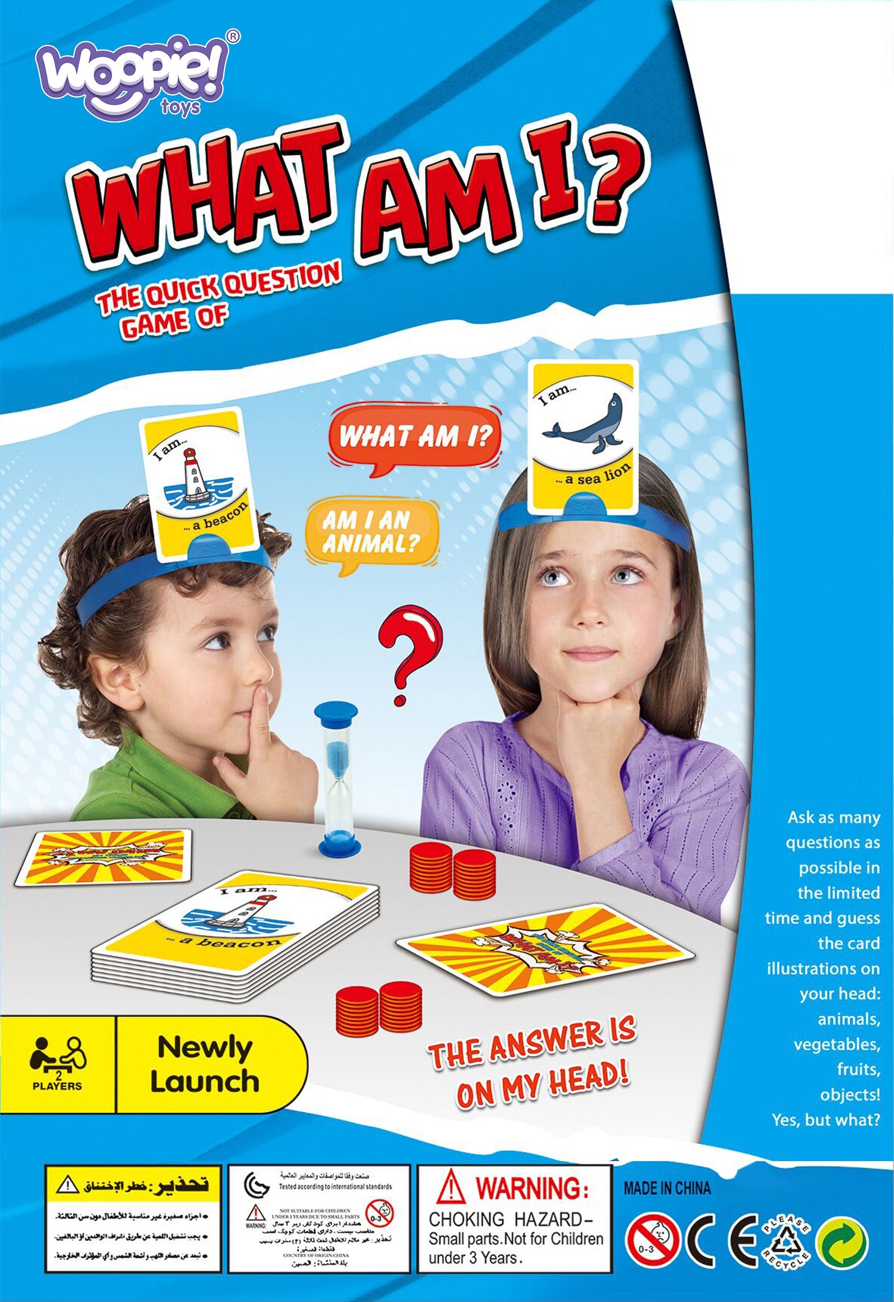 Woopie Word Game: Gissa vem jag är? För 2 spelare