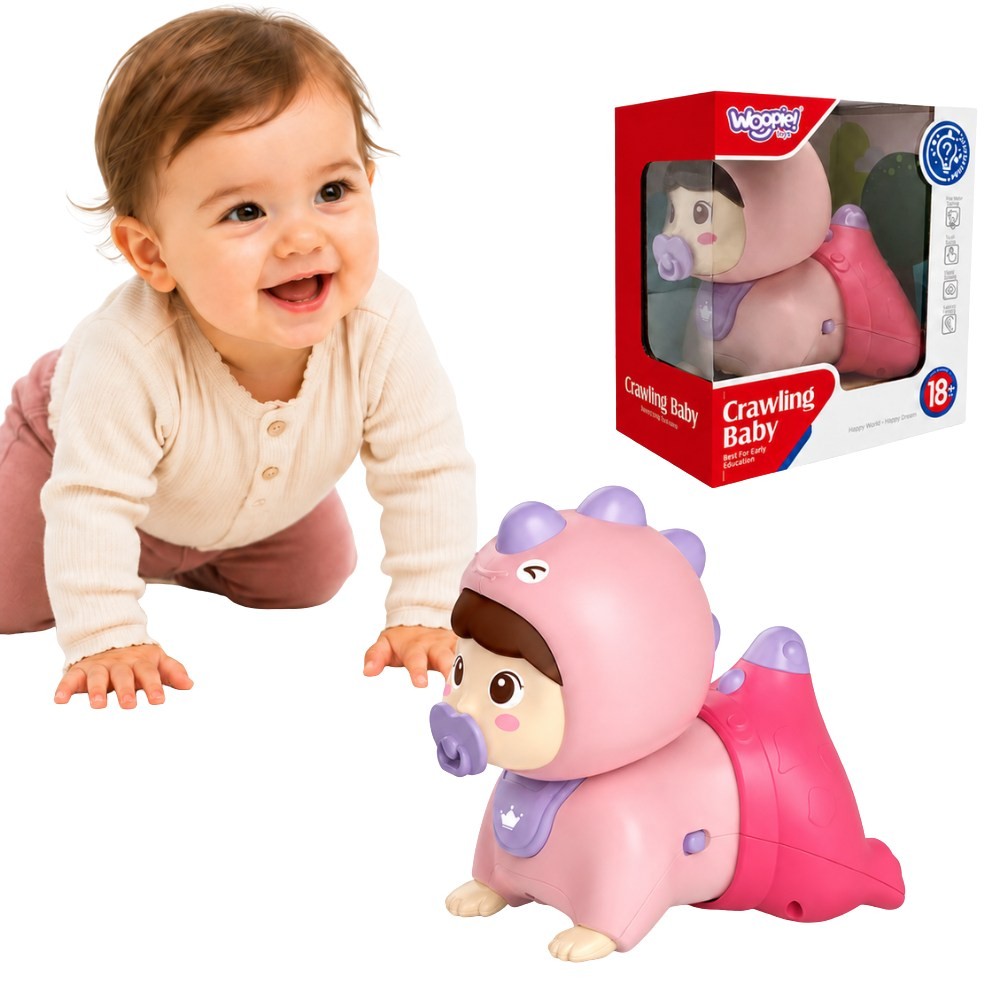 Woopie Baby Crawling Baby Toy With Lights And Melodies