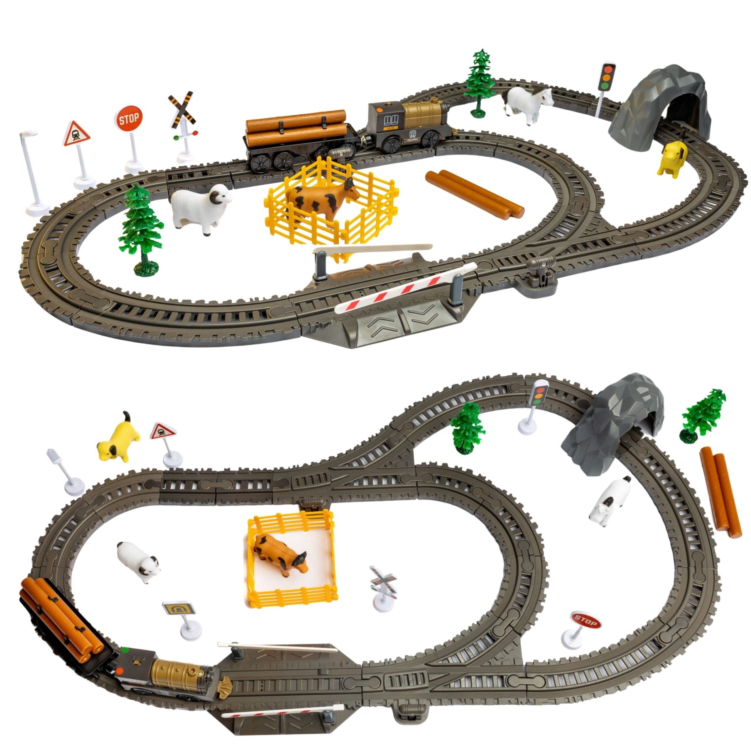 Woopie Electric Train Locomotive Retro Farm Track Xl 66 El.