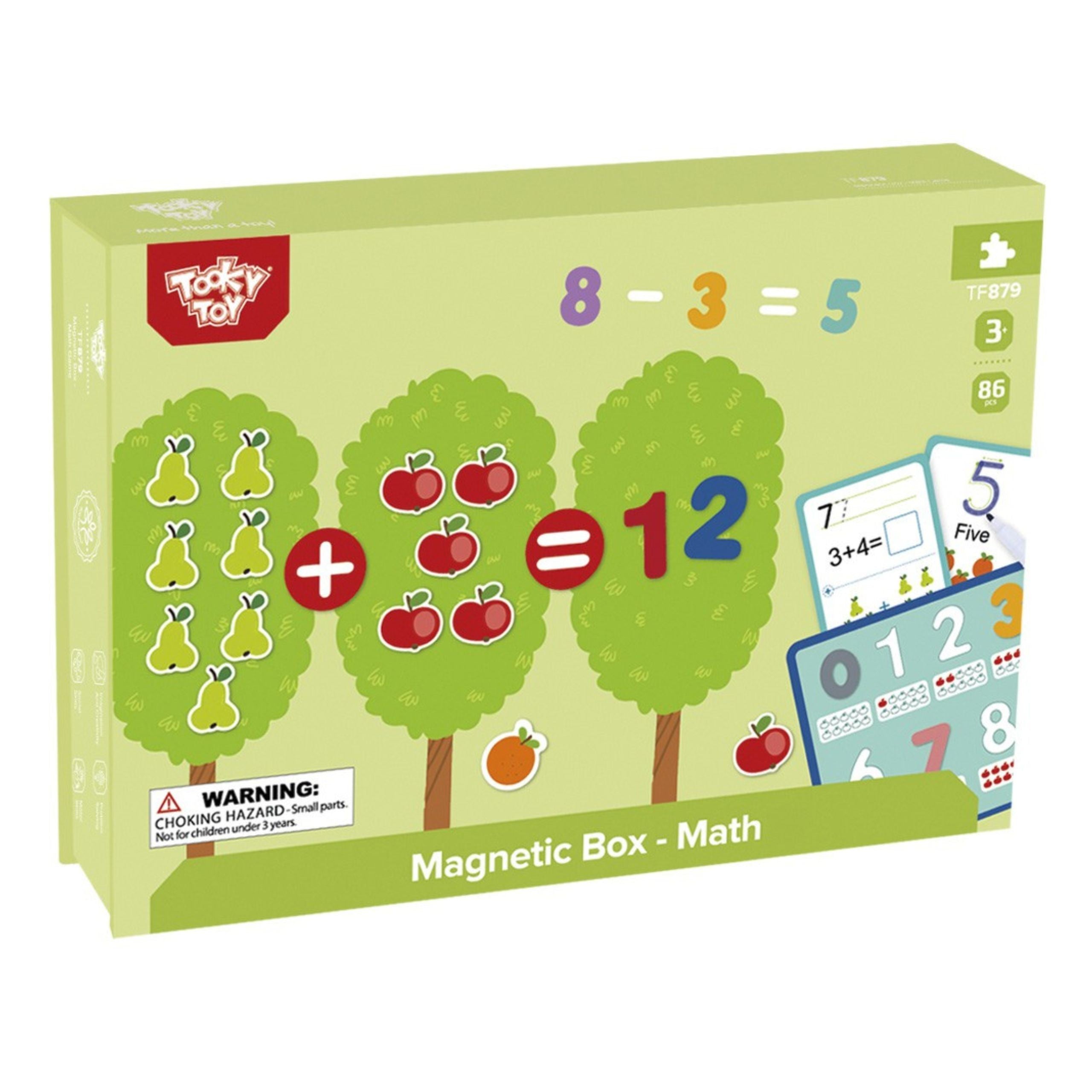 Tooky Toy Puzzle Montessori magnetic din lemn pentru copii