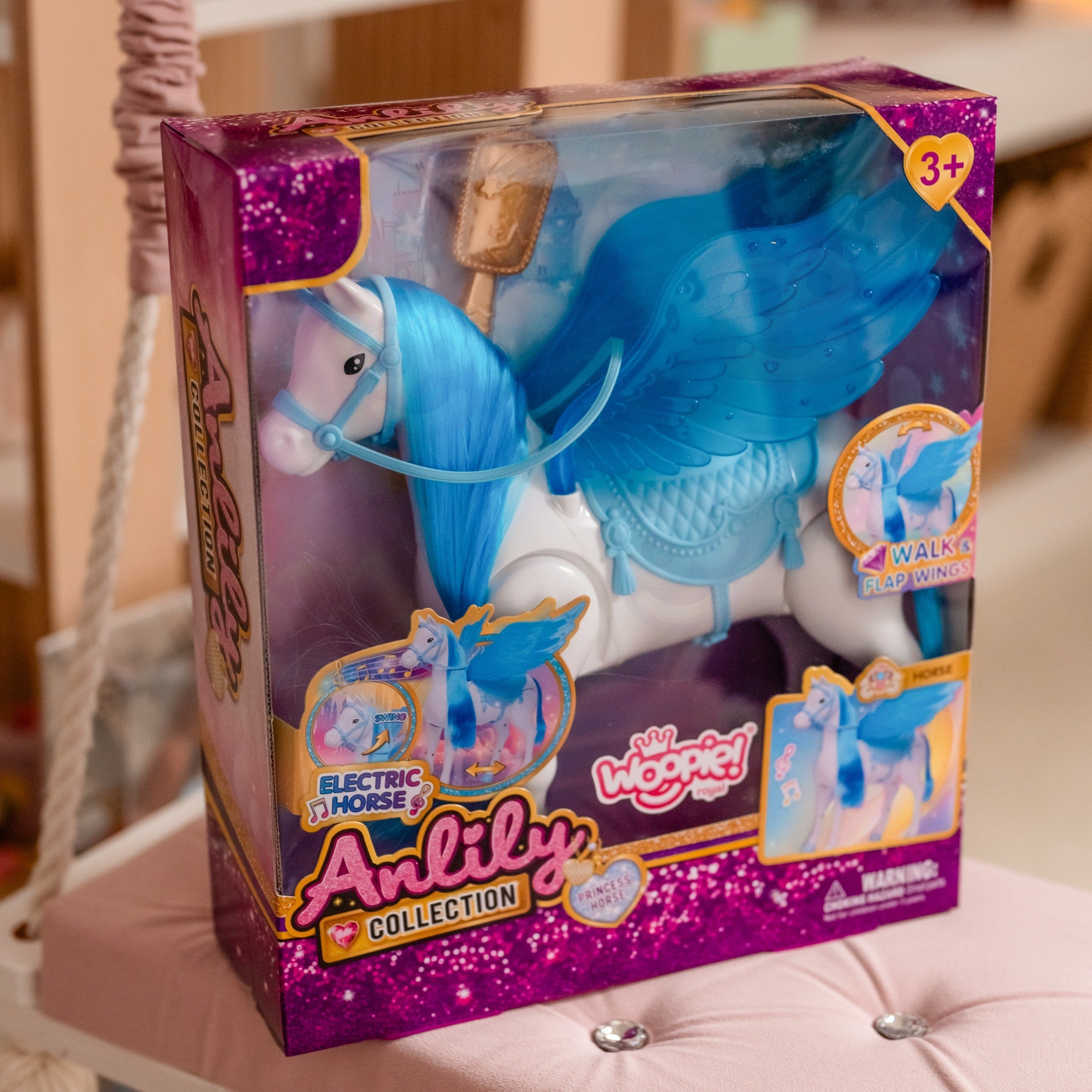 Woopie Royal Interactive Magico Pegaso Cavallo per Principessa