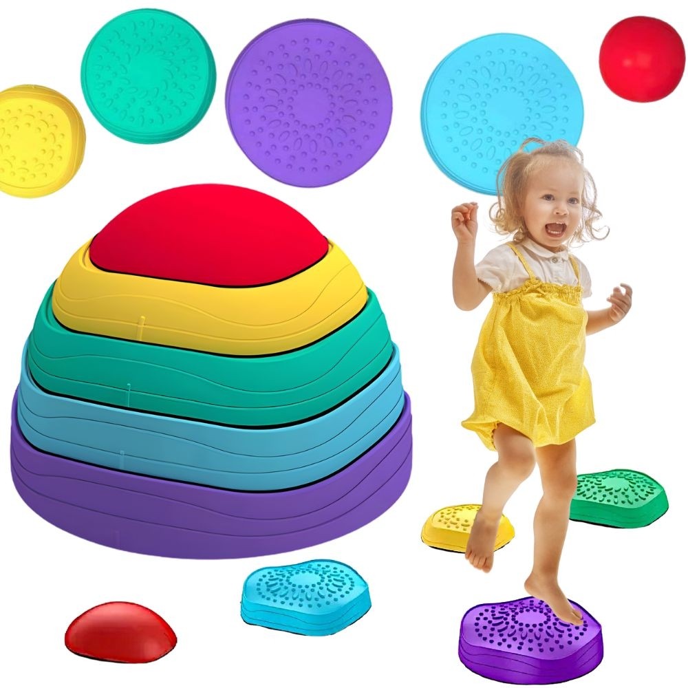 Woopie Sensory Path Balance Stones For Children Balance Training 5 бр.