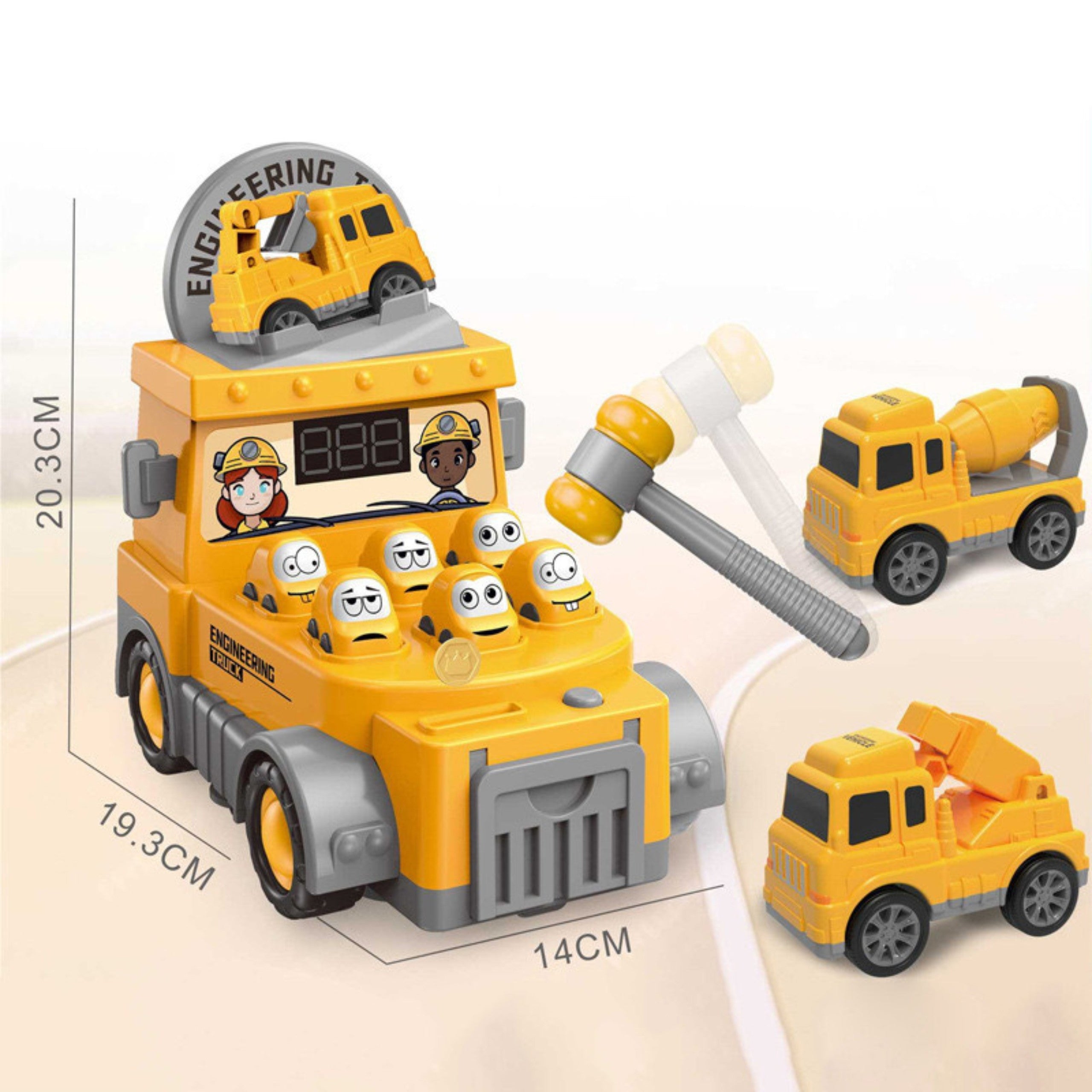 Woopie Hammering Skill Game Chantier de construction avec accessoires