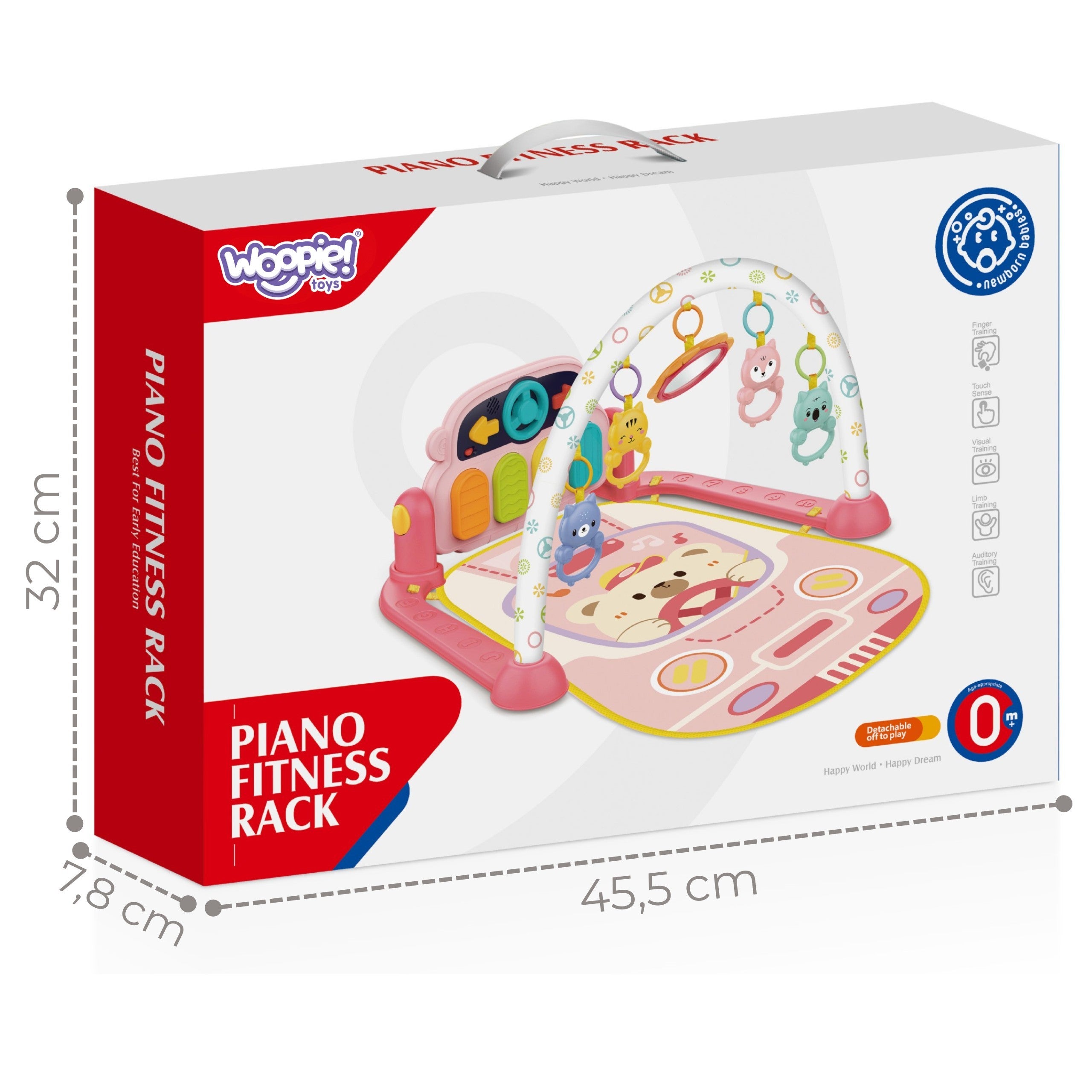 Woopie Baby Interactive Piano Play Mat For Babies 3 In 1