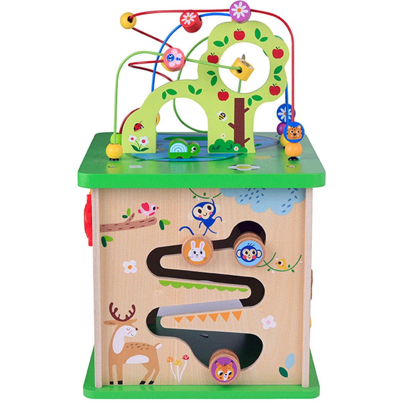 Tooky Toy Educational Cube Sorter Maze Intertwining Animals