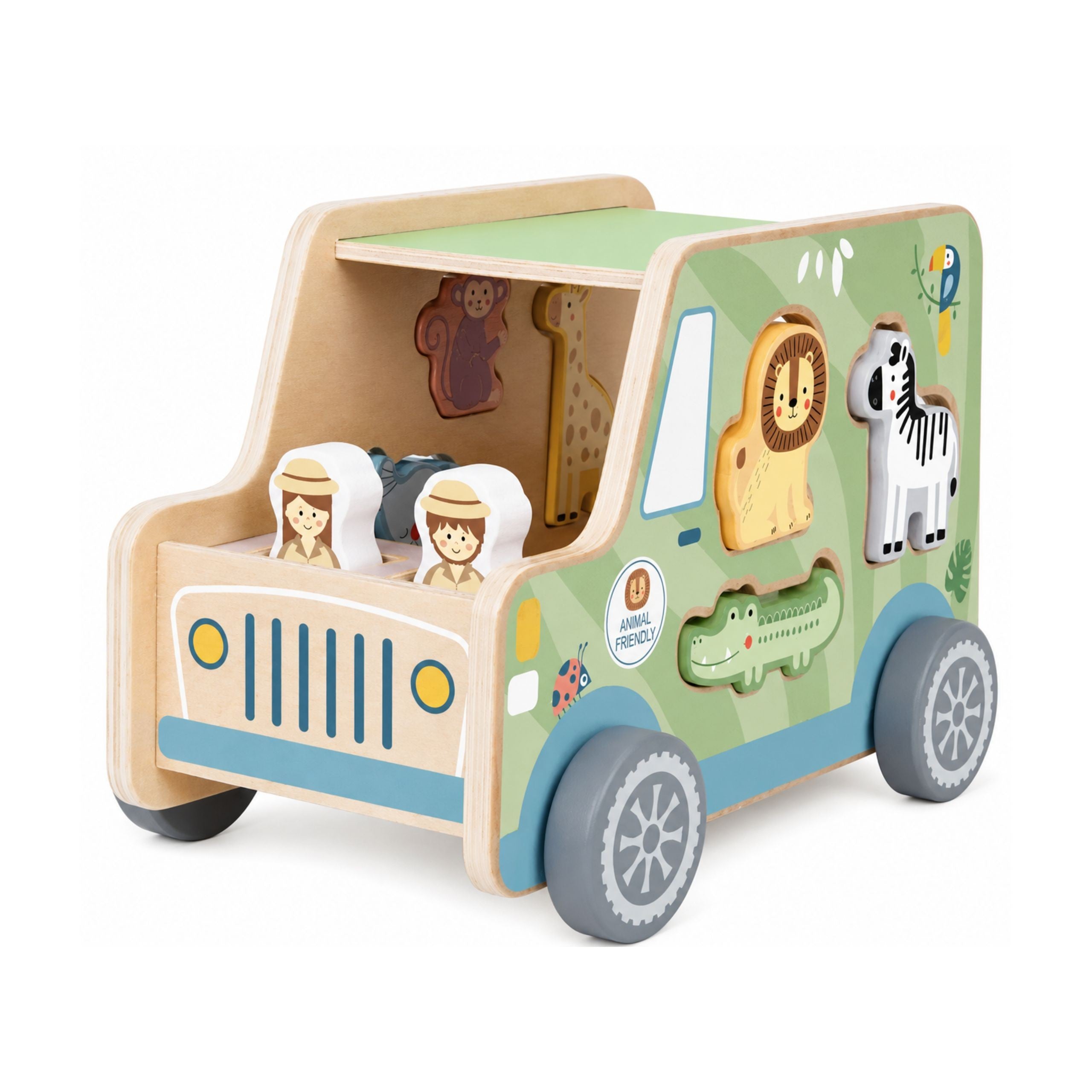 Tooky Toy Safarii Cube d'activité en voiture