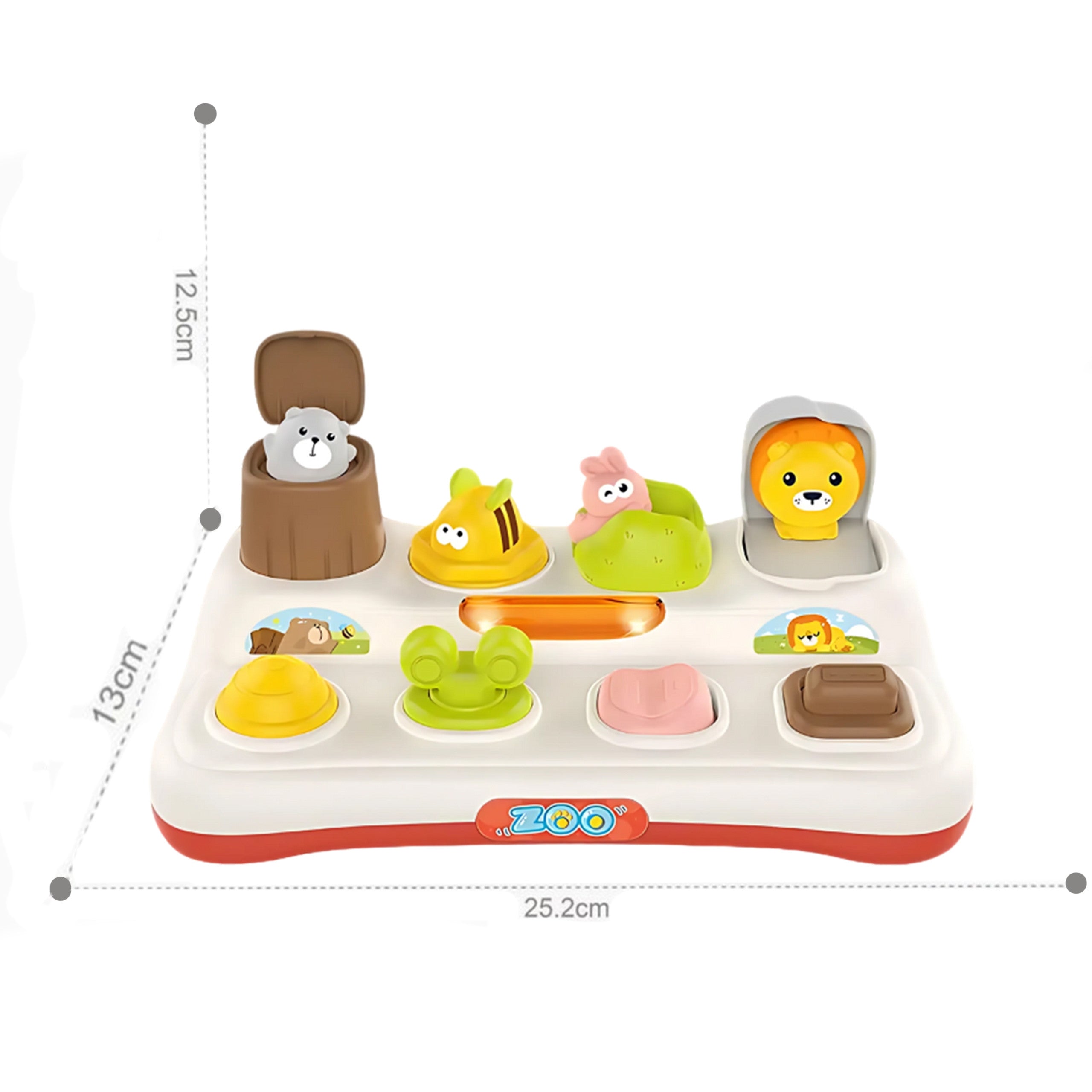Woopie Baby Educational Toy Pop Up Zoo Animals