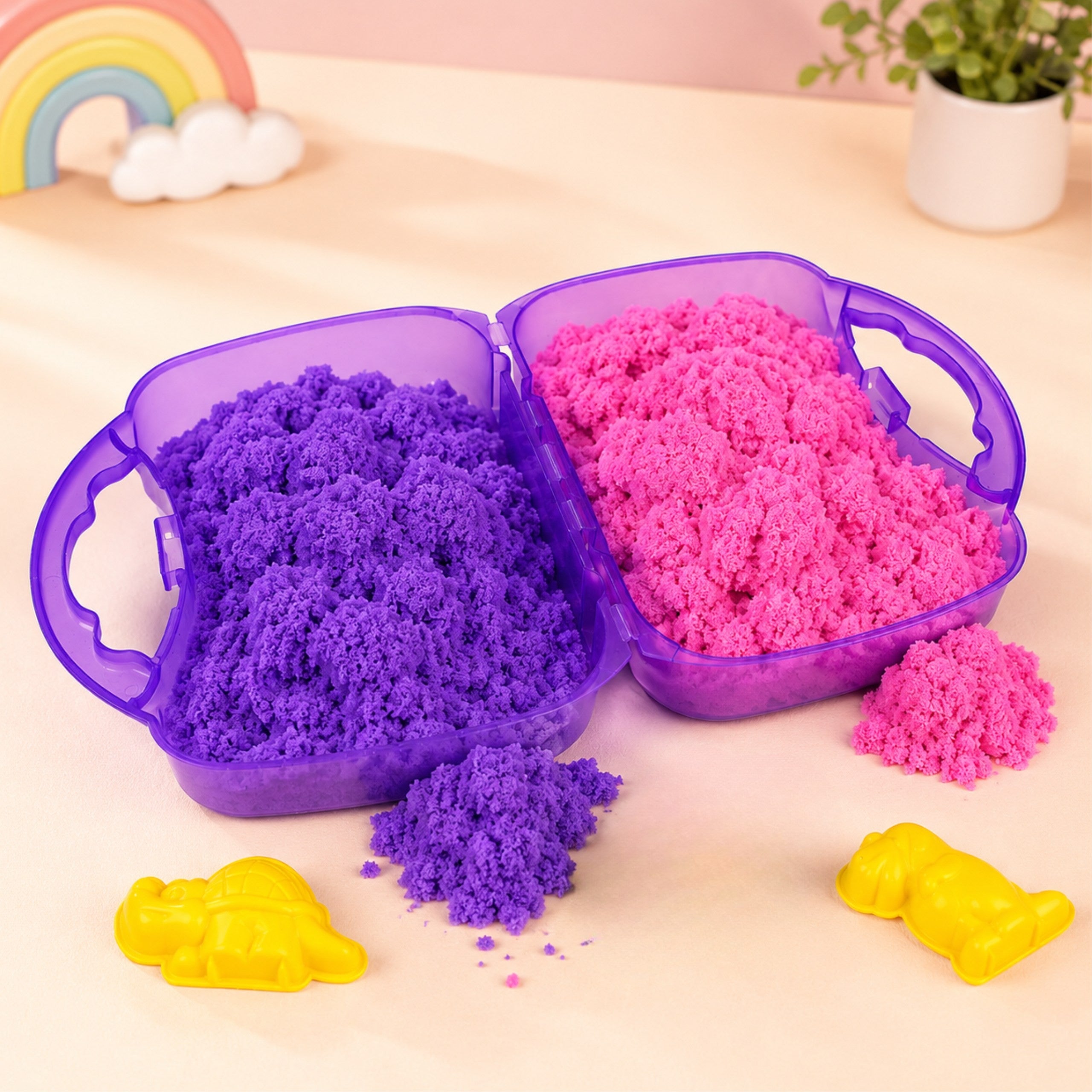 Woopie Kinetic Sand Set Dinosaurs 13 Pcs