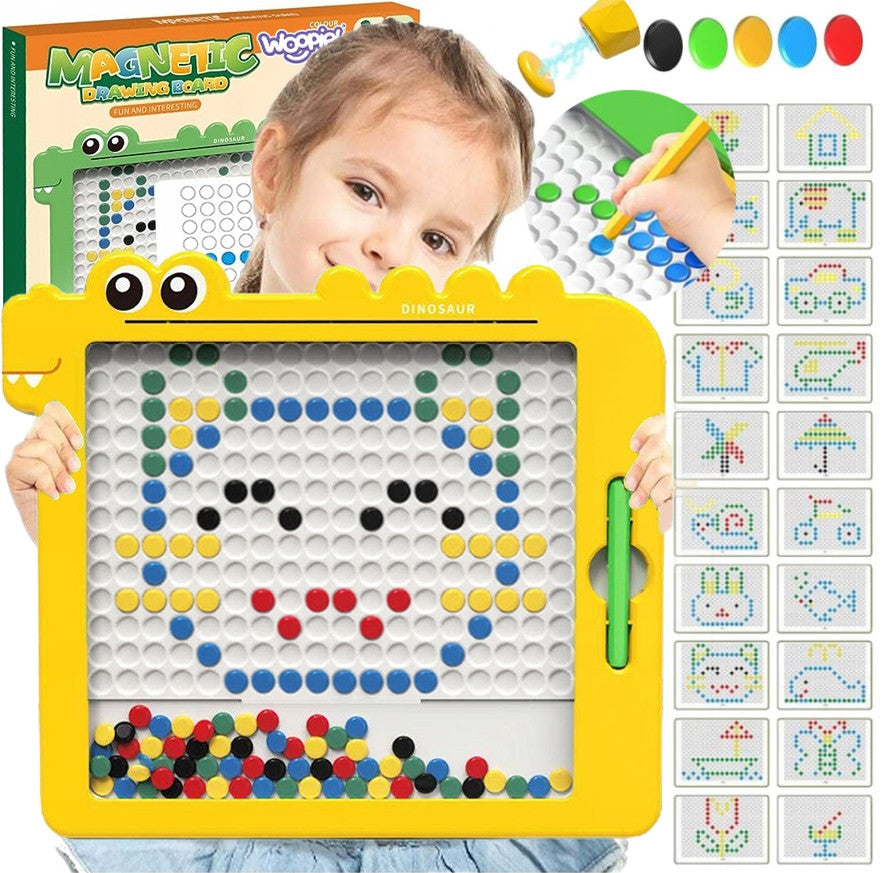 Woopie Magnetic Board For Children Montessori Magpad Dinosaur