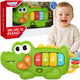 Woopie Baby Interactive Piano Crocodile Organ Musical Sounds Light 18m+