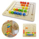 Образователна стенна дъска Masterkidz Maze Beads Montessori