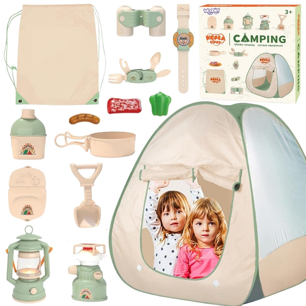 Woopie Discovery Little Explorer's Set Xxl Camping Tent For Bivouac 15 Pcs.