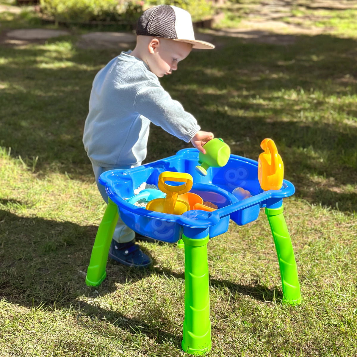 Woopie Masă de apă 2 în 1 Sandbox 9 Acc.