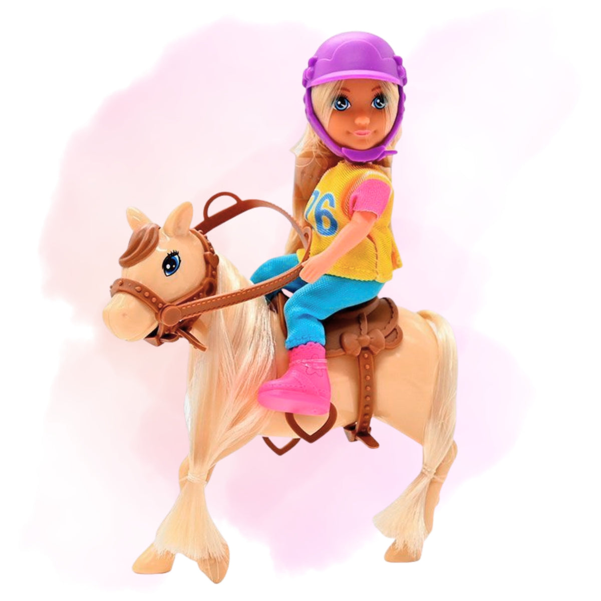 Juego de muñecos Woopie Jinete y Caballo